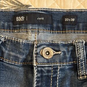 BKE Jake Dark Blue Denim Jeans 33x36